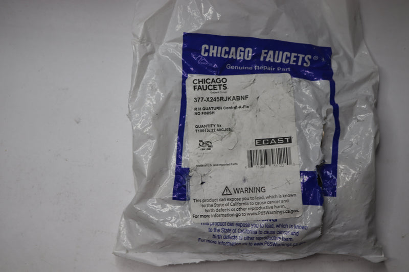 (5-Pk) Chicago Faucets Compression Cartridge Brass For Manual Faucets Series