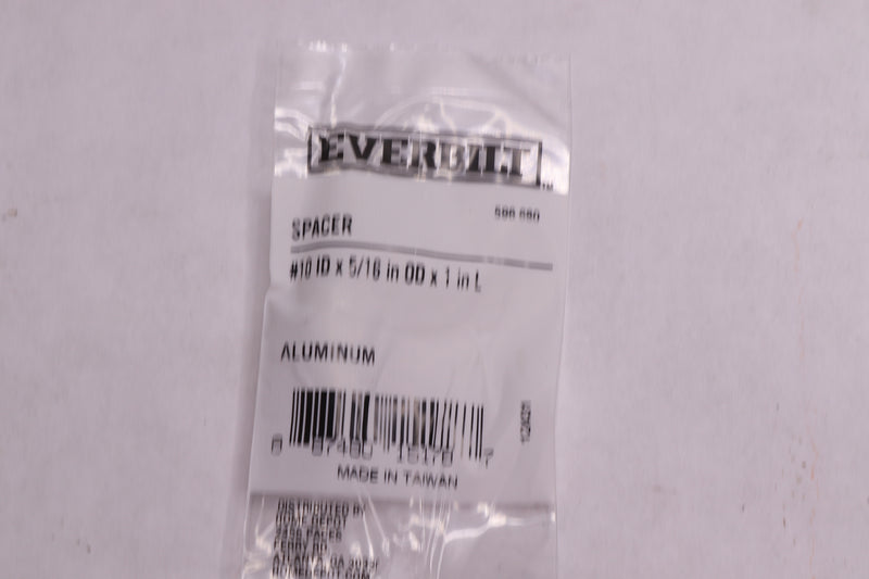 Everbilt Spacer Aluminum 1/4" x 7/32" 596 680