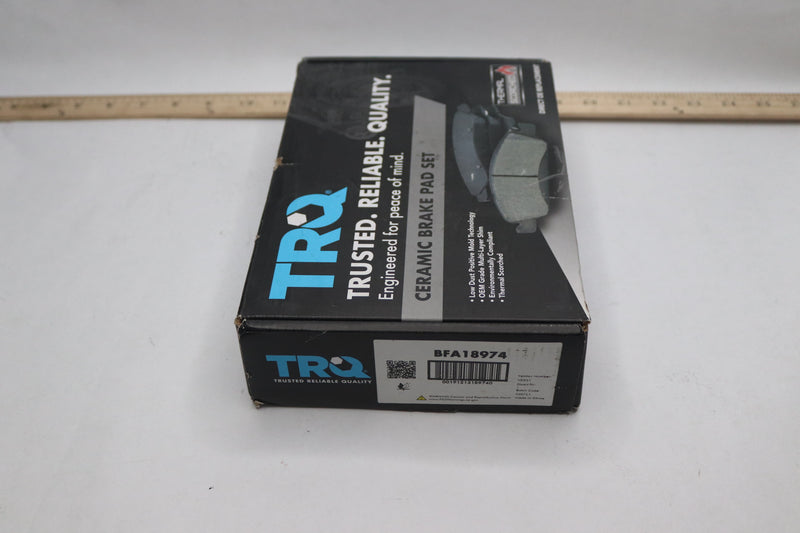 TRQ Front Ceramic Disc Brake Pad Set BFA18974