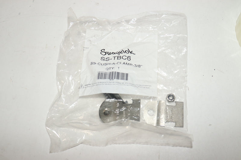 Swagelok Cushioned Clamp Tube Support FNSP Stainless Steel SS-TBC6