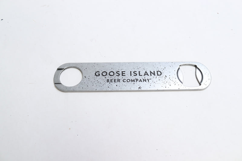 (12-Pk) Goose Island Flat Metal Opener 7" x 1-1/2"