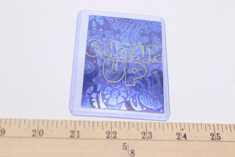 Curtain Up Foil Broadway Card