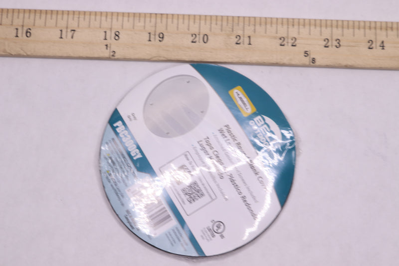 Hubbell-Bell Weatherproof Nonmetallic Device Cover Blank Round Gray PBC300GY