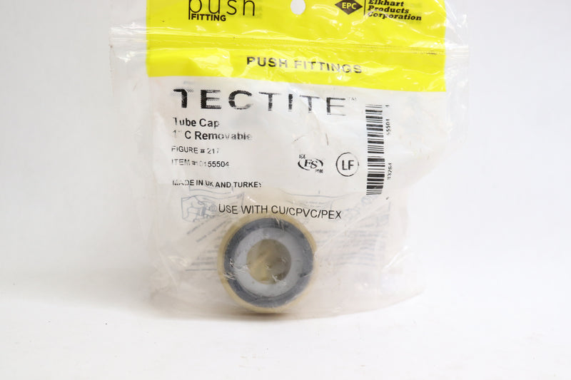 Elkhart Tectite Tube Cap Push Fittings 1-In 10155504