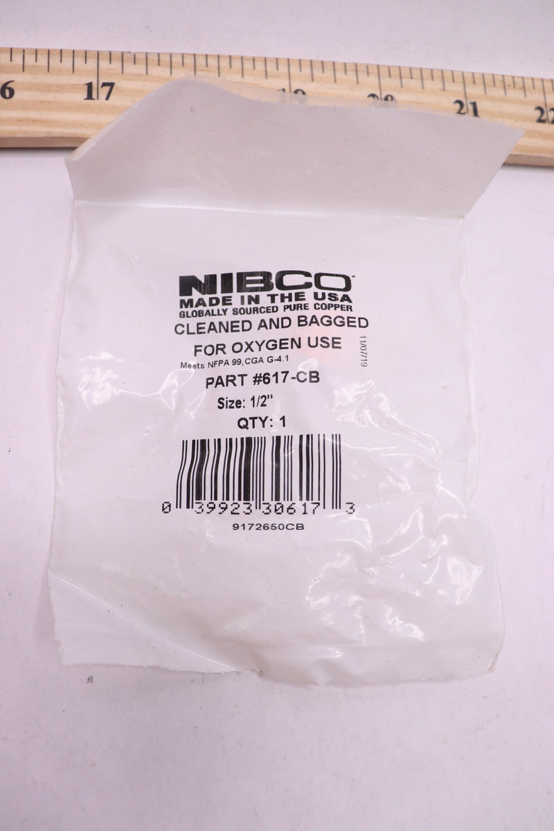 Nibco Tube Cap Wrot Copper 1/2" Nominal Pipe Size 617-CB