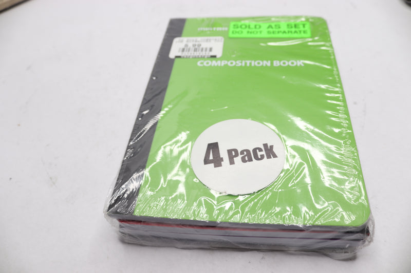 (4-Pk) Mintra Office Composition Books 5" x 7" 04651 - Assorted Colors