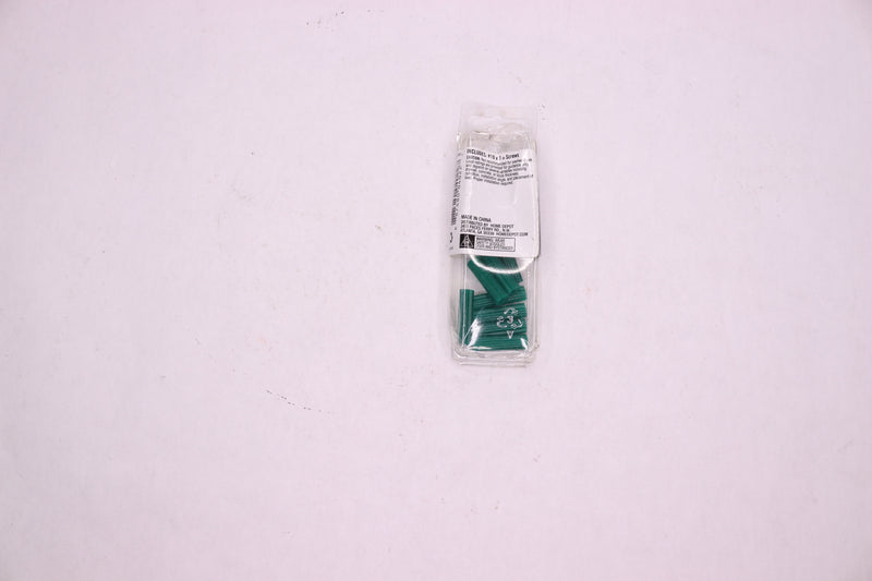 (12-Pk) Everbilt Plugs Green Plastic