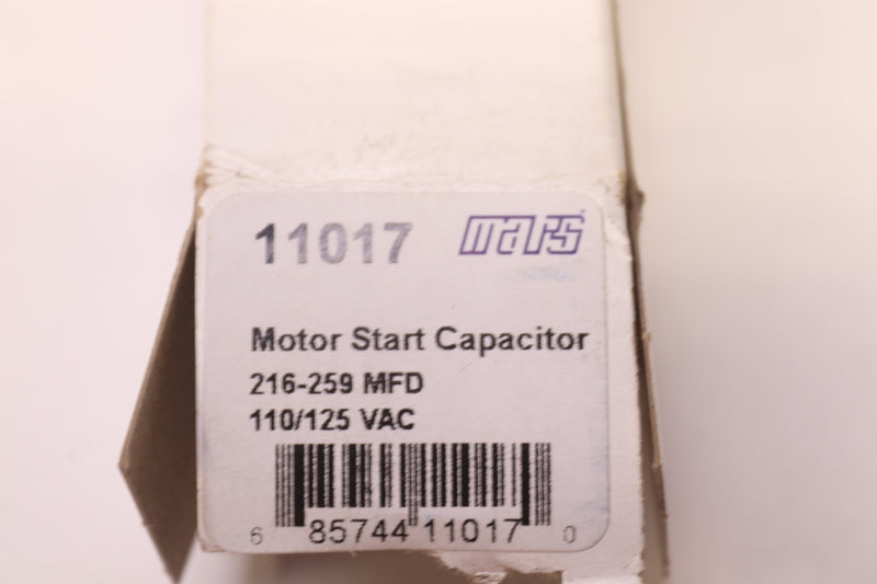 Mars Motor Start Capacitor Replacement 11017