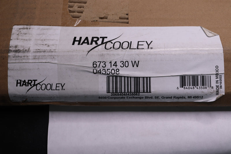 Hart & Cooley  Air Filter Grille Steel White 14&quot;x 30&quot;