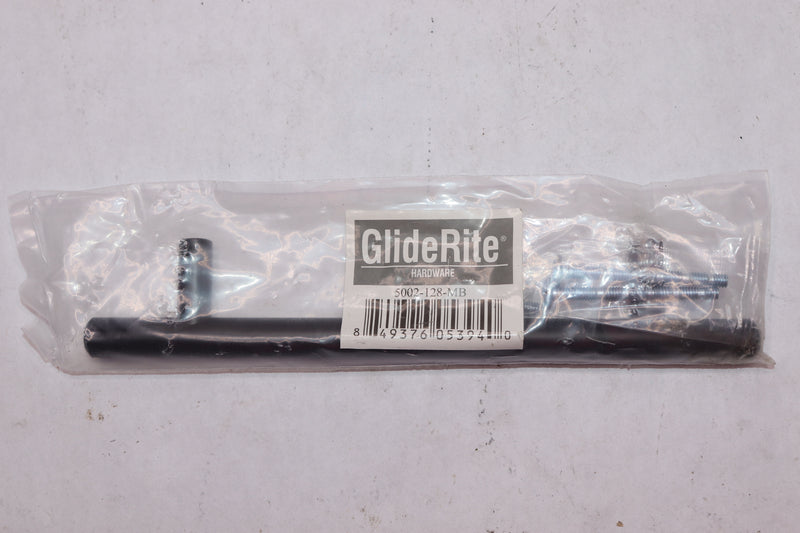 GlideRite Cabinet Drawer Bar Pulls Matte Black 5" Center to Center 5002-128-MB