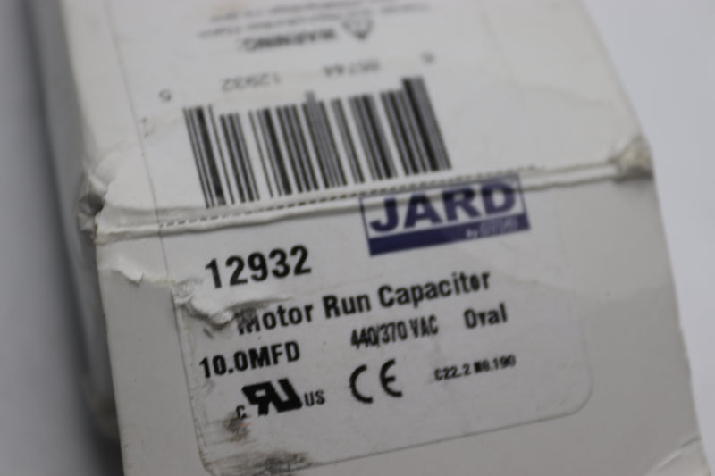 Mars Oval Motor Run Capacitor Aluminum 10 mfd 440V 12392