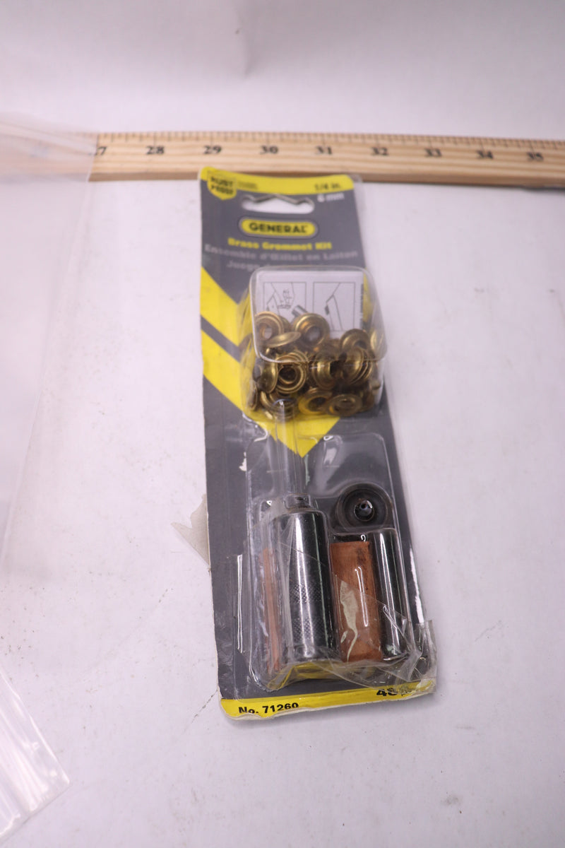 General Tools Grommet Kit with 48 Grommets 1/4" 71260