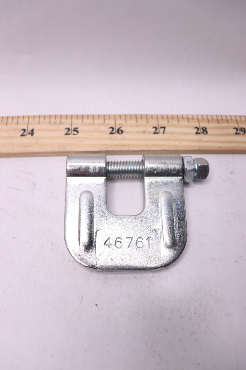 nVent Caddy C-Clamp Steel Electro Galvanized 3/8" Rod x 3/4" Max Flange 46761