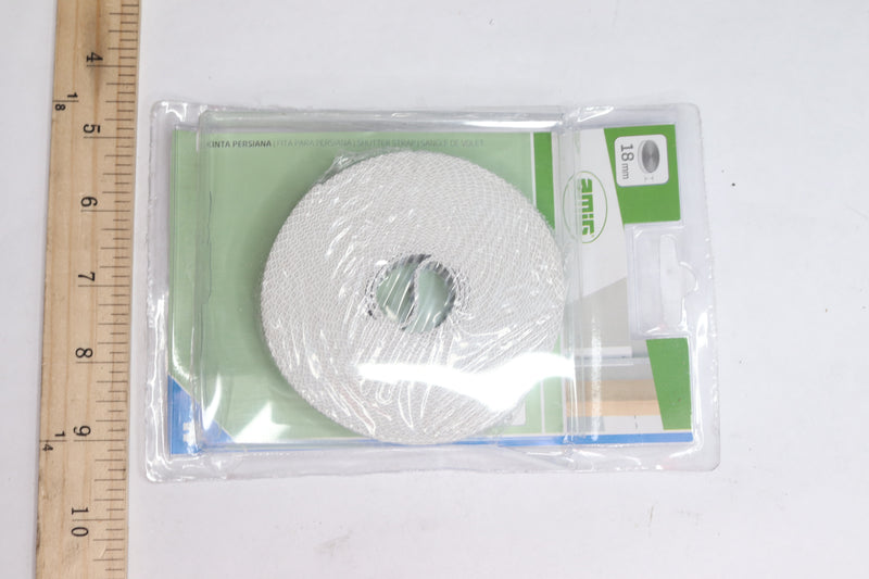 Amig Rolling Blinds Tape White 18mm 5033