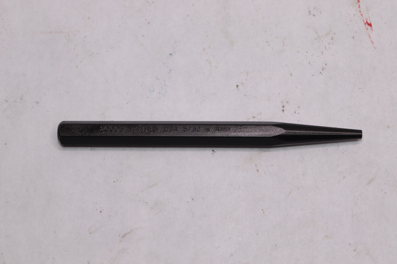 Mayhew Tools Solid Punch Black Oxide 5/32-4mm x 5" 20005