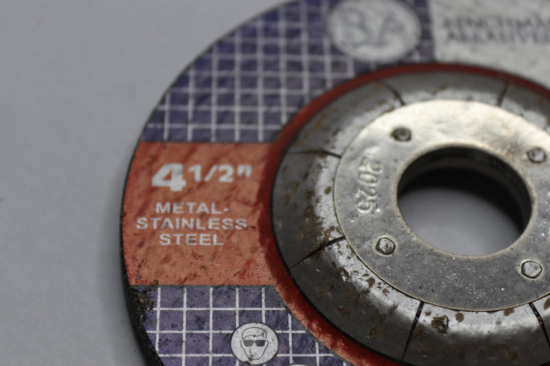 Benchmark Abrasives Depressed Center Grinding Wheel 4-1/2" x 1/4" x 7/8" T27