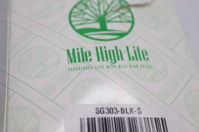 Mile High Life Microfiber Waffle Pattern Tri-fold Golf Towel SG303-BLK-S