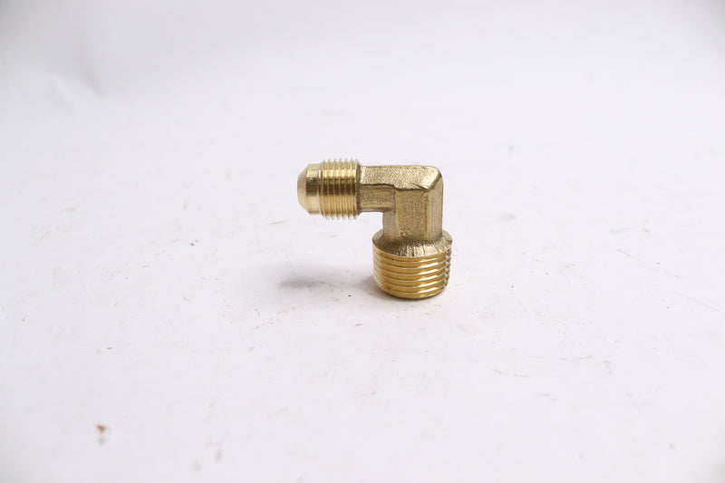 (10) Midland Metal Brass Male Elbow 3/8" x 1/2" 04049-0608