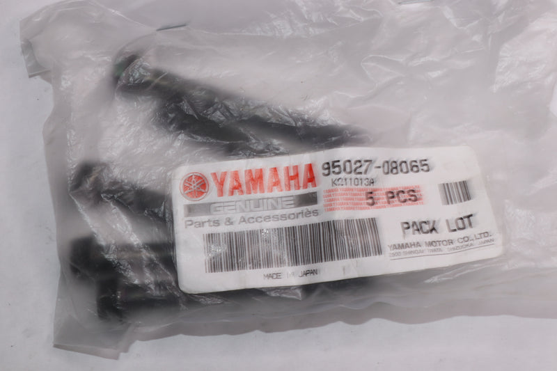 (5-Pk) Yamaha Small Flange Bolt Black 95027-08065