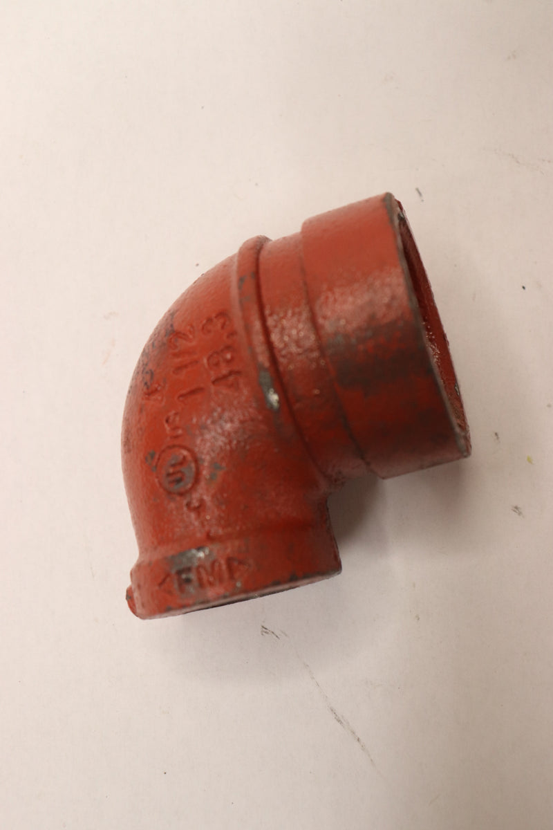Victaulic Style Reducing Elbow Pipe Fitting Style 67 3/4 x 1-1/2 1-1/2/48.3