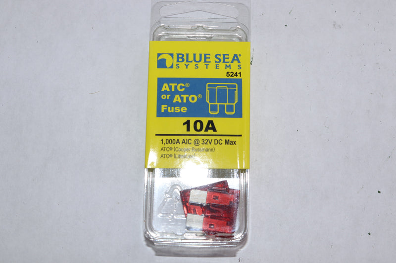 Blue Sea Systems ATO/ATC Fuses 10A 5241