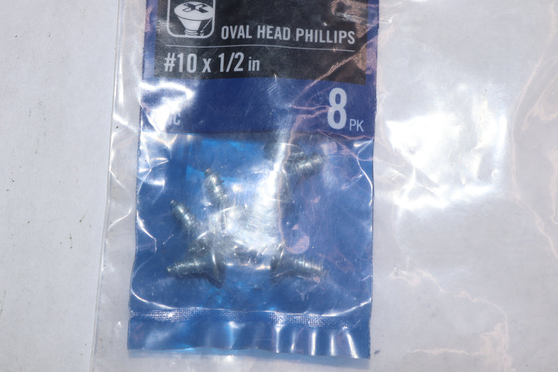 (8-Pk) Everbilt Oval Head Wood Screws