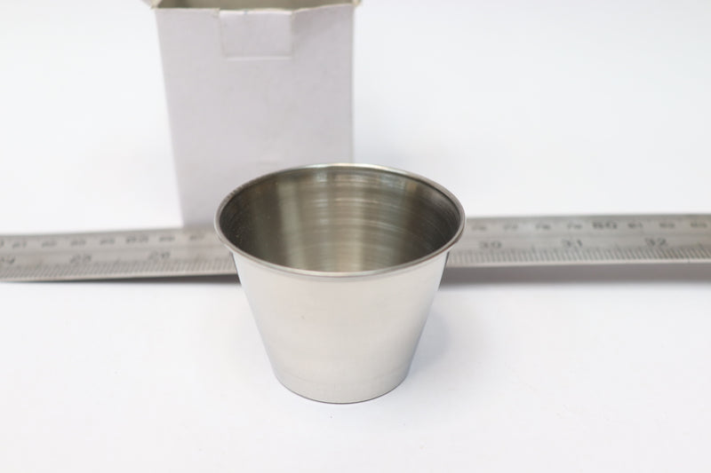 (12-Pk) Update International Stainless Steel Sauce Cup 2-1/2 oz. SC-25