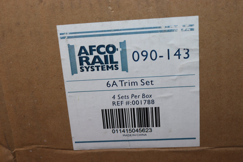 (4-Pk) Afco Rails 6A Trim Set 001788