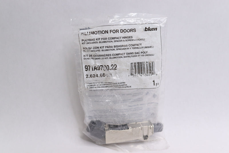 Blum Door Compact Soft-Closing B971A9700.22