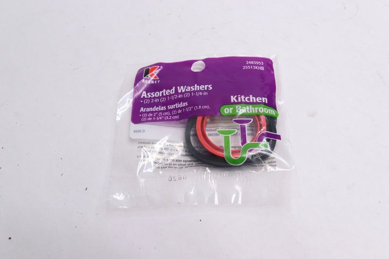 (6-Pk) Do It Assorted Poly Slip-Joint Washers 25513KHB