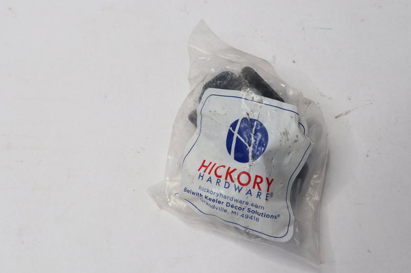(Pair) Hickory Hardware Inset Wrap Around Cabinet Door Hinge Gray 3/8" P5312-BI
