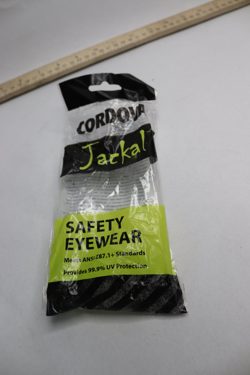 Cordova Jackal Safety Glasses Black EGF20S