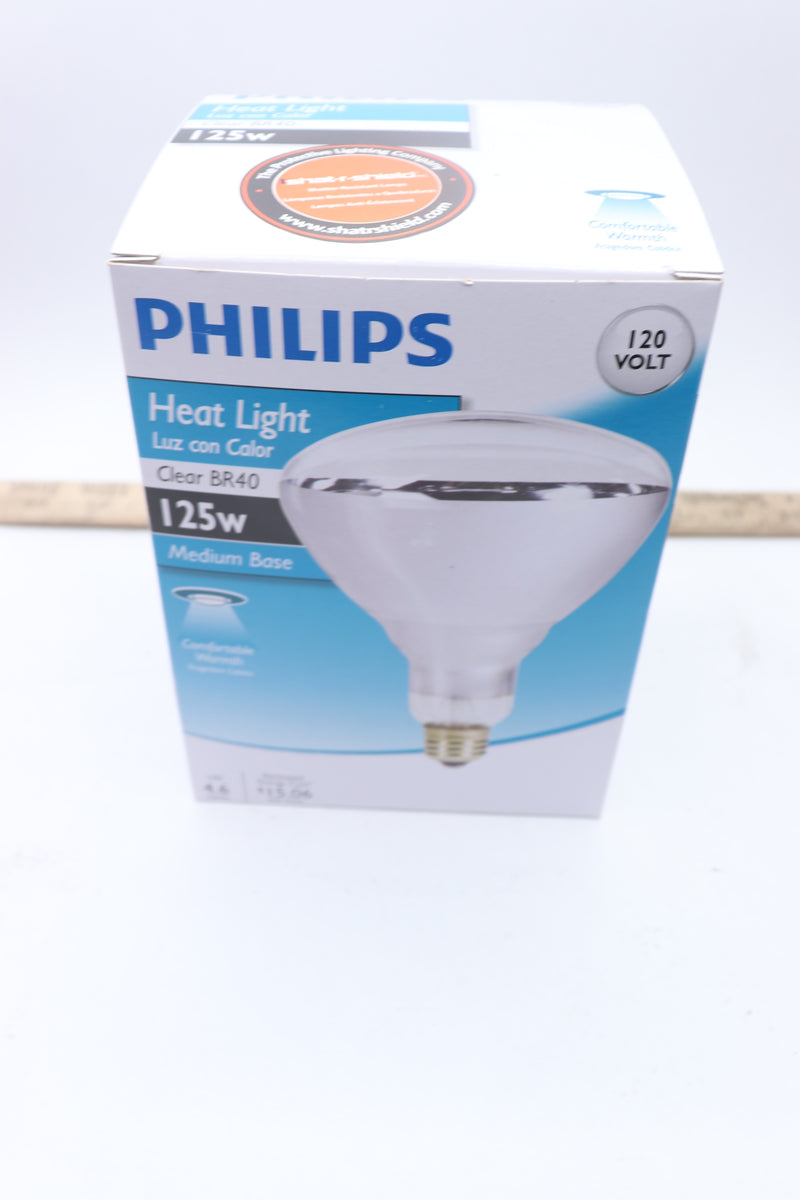 Philips LED Heat Lamp 125-Watt BR40 Clear Flood Light Bulb