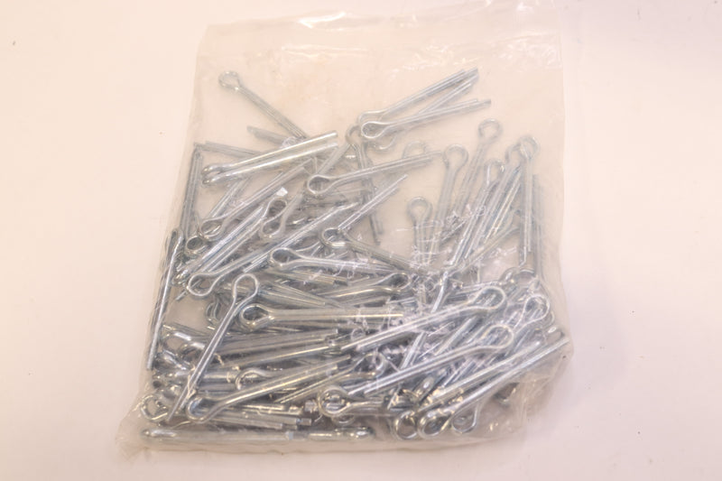(10-Pk) Yichang Zinc Plated Extended Prong Cotter Pin 3/16" x 1-1/2" MP40939