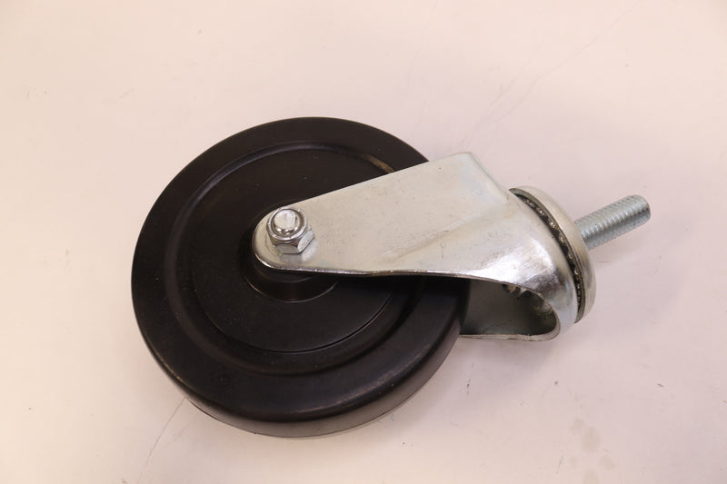 Swivel Plastic Caster 1-1/4 x 4-3/4'' Post with 1/2''-13 x 1-1/2'' Post