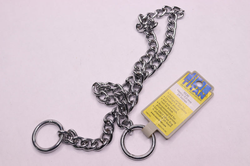 Titan Heavy Dog Chain 3.0mm x 24" 5530