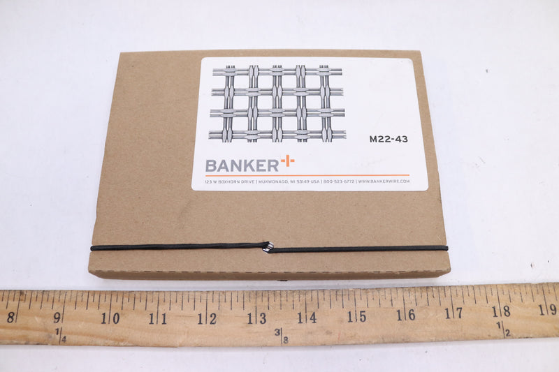 Banker Wire Mid Scale Wire Mesh Sample 7" x 5" M22-43