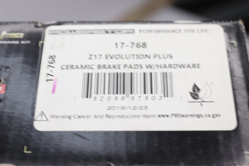 (4-Pk) Power Stop Evolution Plus Disc Brake Pad Set w/ Hardware Ceramic 17-768
