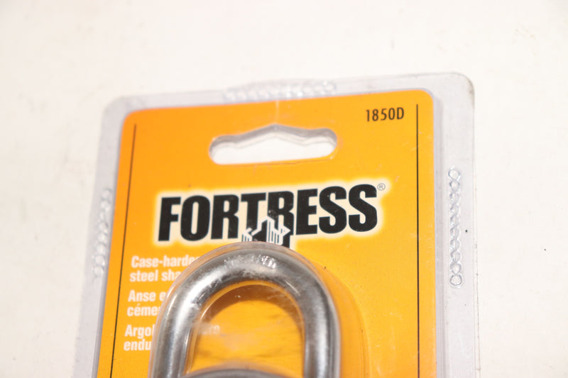 Fortress Round Dial Combination Padlock Silver 1-7/8" 1XRW5 1850D