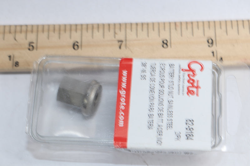 Grote Battery Stud Nut Stainless Steel 3/8"-16 82-9184