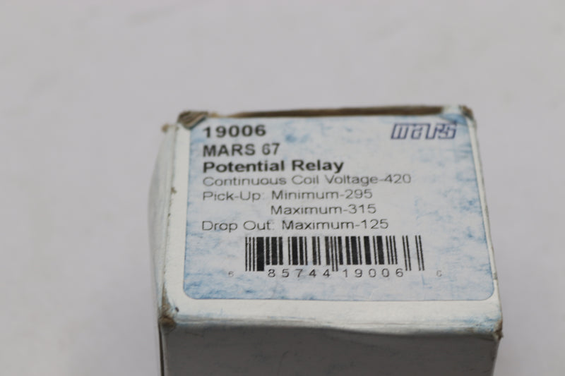 Mars Potential Relay 19006 - Includes Hardware