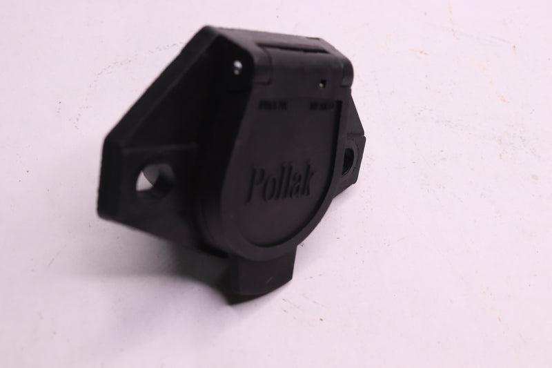 Pollak 7-Pin Socket Trailer Connector Black