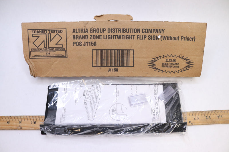 Atria Zone Lightweight Flip Sign Without Pricer J1158