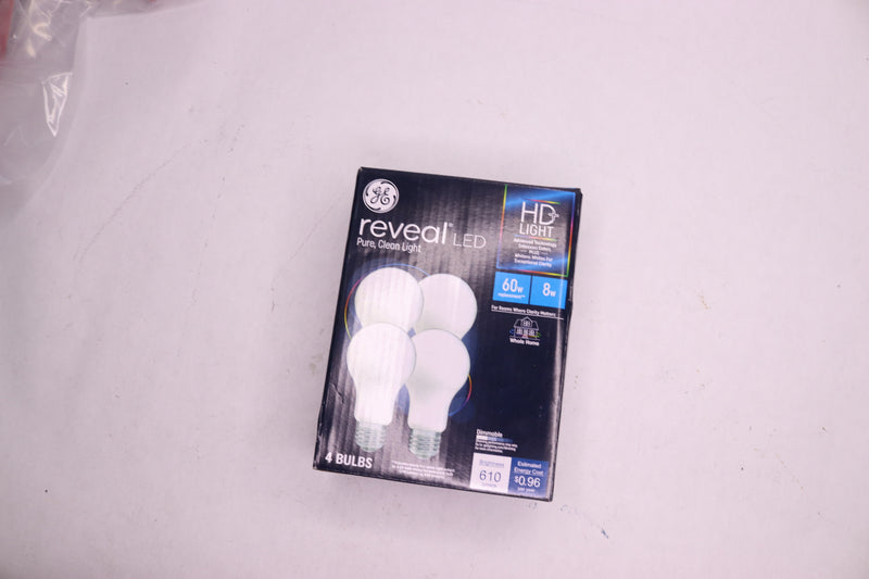 (4-Pk) GE Lighting LED Bulb 8W 46654