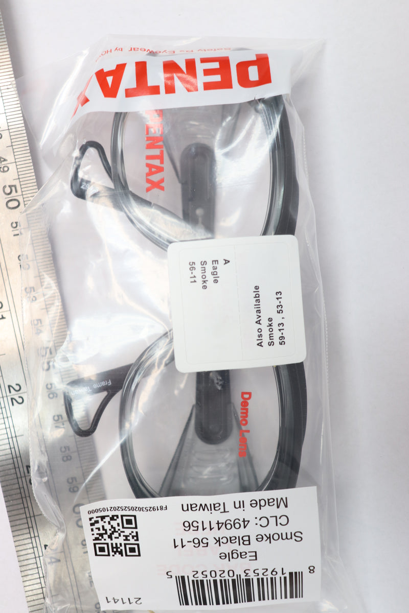Pentax Eagle Safety Glasses Smoke Black Size 56-11