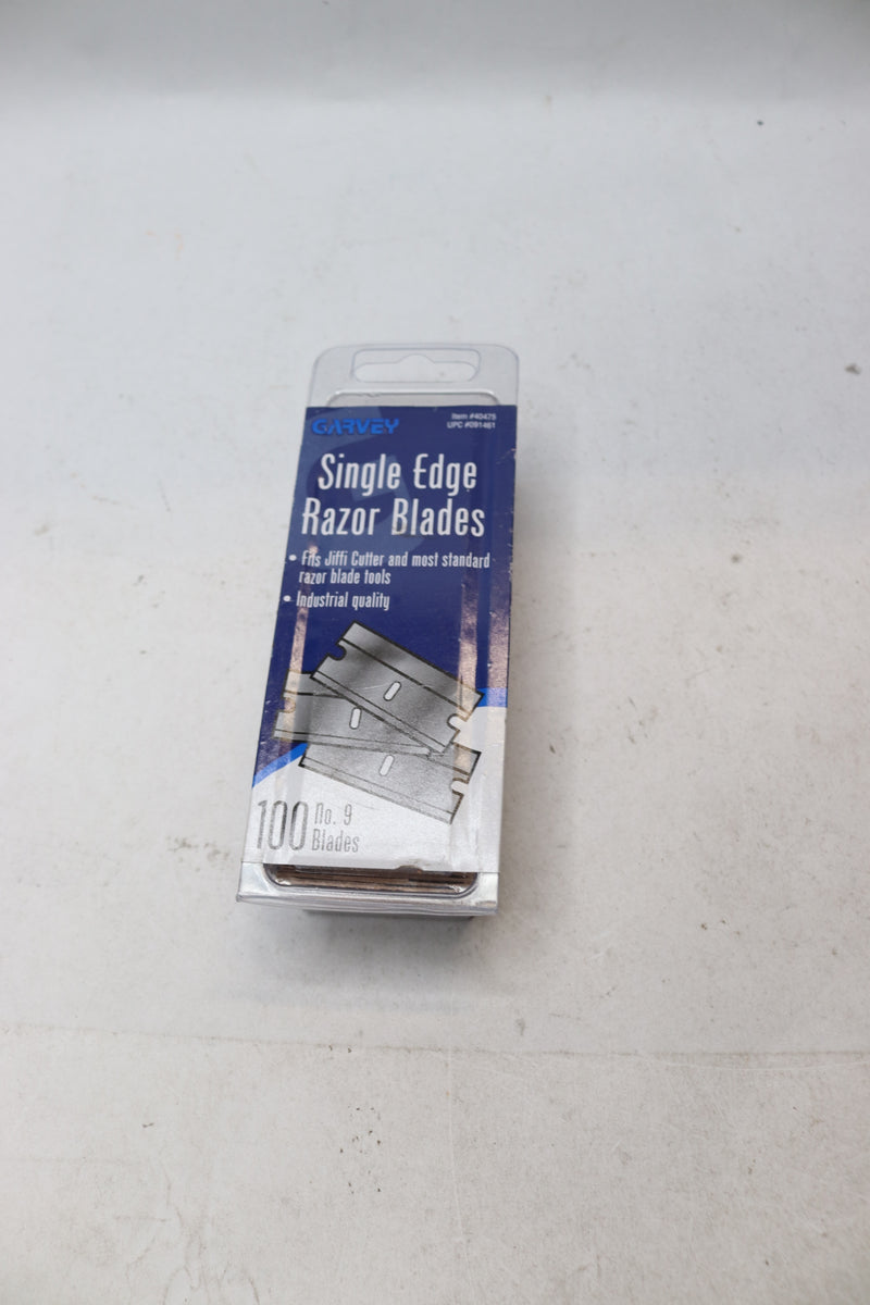 (100-Pk) Garvey Standard Single Edge Razor Blades 40475