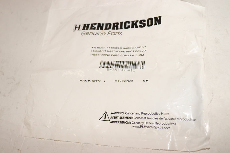 Hendrickson Dust Shield Hardware Kit 415mm S-35766-415