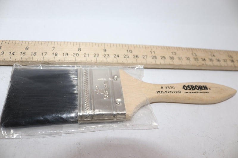 Osborn Hair Paint Brush for Oil Based Black Hair Wood Handle 2"  4530