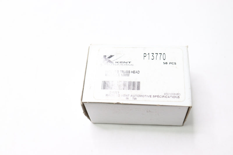 (50-Pk) AMZ Clips & Fasteners Phillips Pan Head Sheet Metal Screw 15mm 2946847