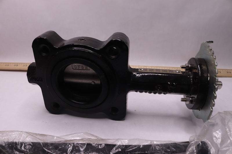 Mueller Lever Operated Butterfly Valve Black 5" 88IHH6